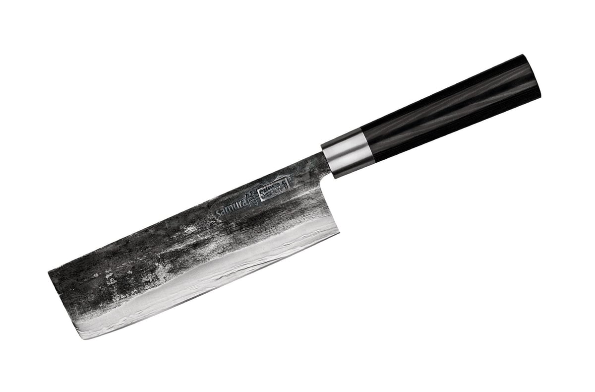 Samura Super 5 Nakiri 17 cm Musta