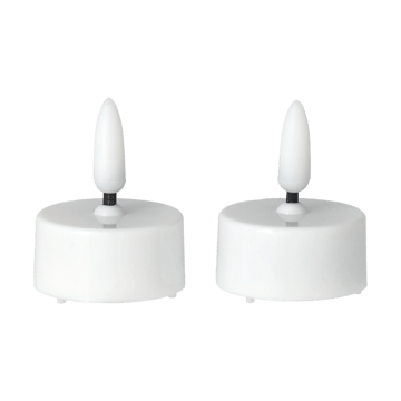 Bright lämpökynttilä LED Ø 3,8 cm 2-pakkaus - White - Scandi Essentials