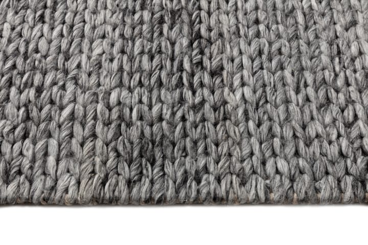 Braided villamatto tumman harmaa, 170x240 cm Scandi Living