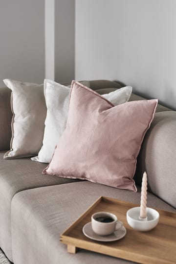 Calm tyynyliina pellava 50x50 cm - Dusty Rose - Scandi Living