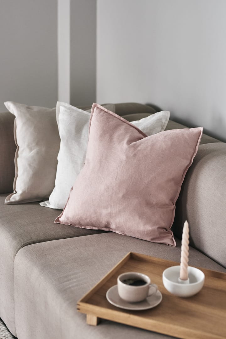 Calm tyynyliina pellava 50x50 cm, Dusty Rose Scandi Living