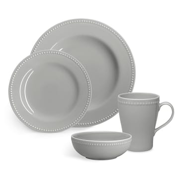 Dots aamiaiskulho 60 cl 4-pakkaus - Harmaa - Scandi Living