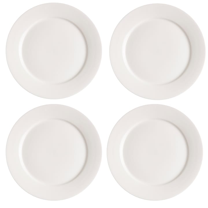 Kalk-lautanen 28 cm 4-pack - valkoinen - Scandi Living