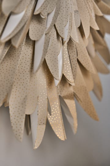 Luna adventtitähti beige pilkullinen - 80 cm - Scandi Living