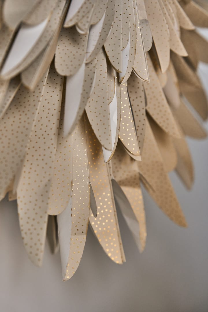 Luna adventtitähti beige pilkullinen, 80 cm Scandi Living