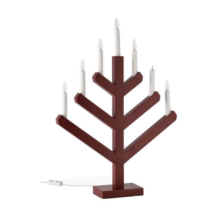 Pine adventtikynttilänjalka 62 cm, Punainen Scandi Living