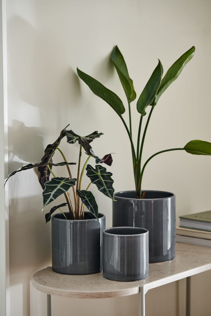 Sleek ruukku Ø 15 cm, Charcoal Scandi Living