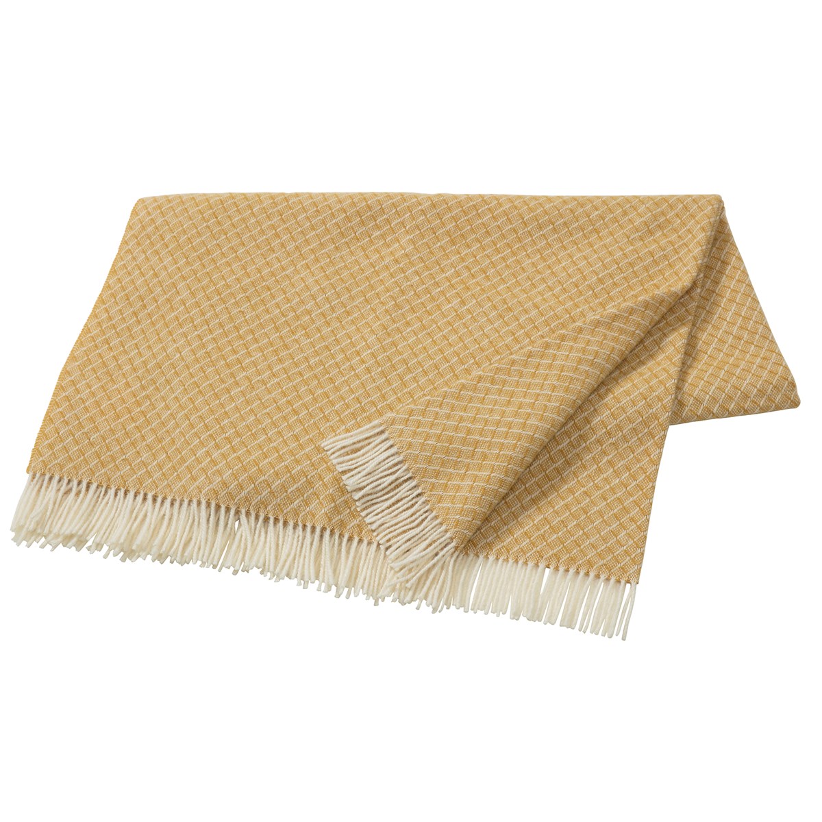 Scandi Living Wicker villahuopa Mustard