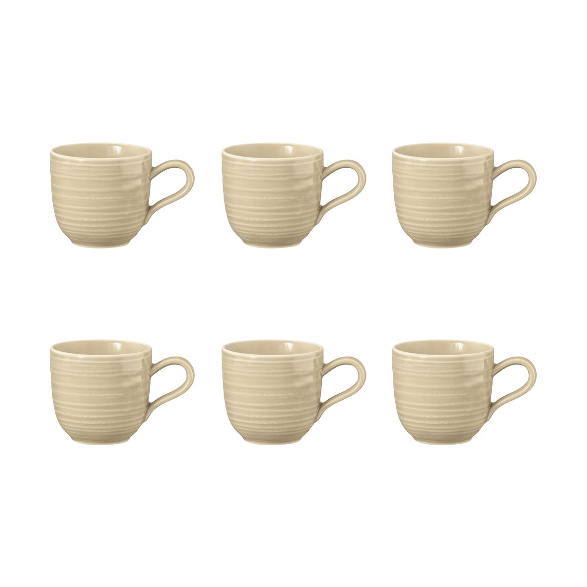 Seltmann Weiden Terra espressokuppi 9 cl 6-pakkaus Sand Beige