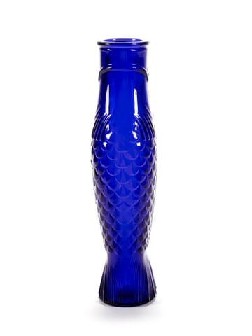 Fish & Fish -lasipullo 85 cl - Cobalt blue - Serax