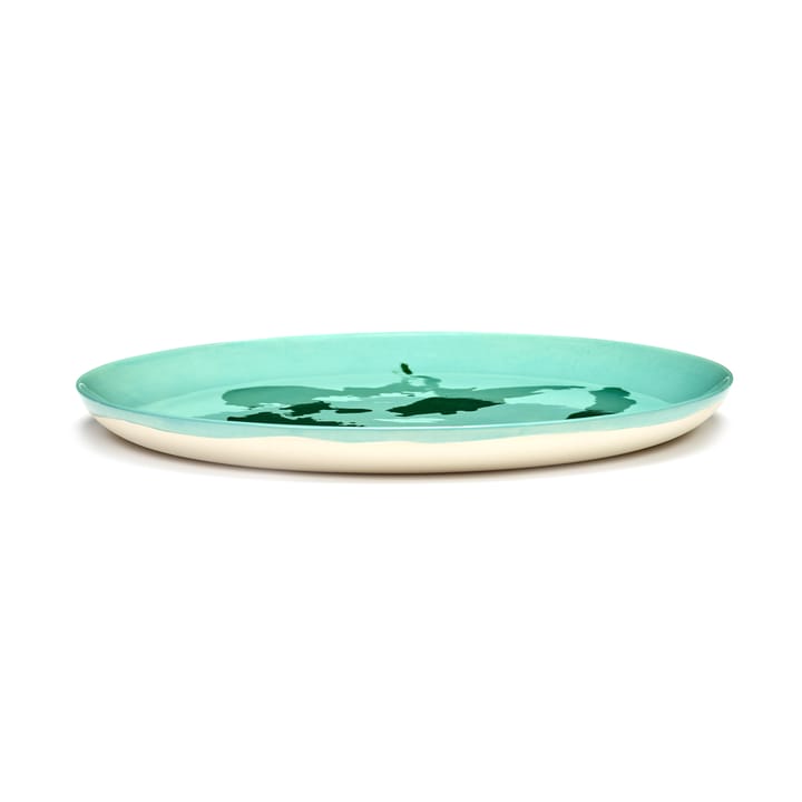 Ottolenghi Feast lautanen L Ø26,5 cm 2-pakkaus, Azure-pepper green Serax