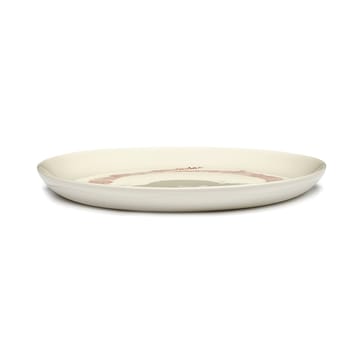 Ottolenghi Feast lautanen S Ø19 cm 2-pakkaus - White stripes-red - Serax