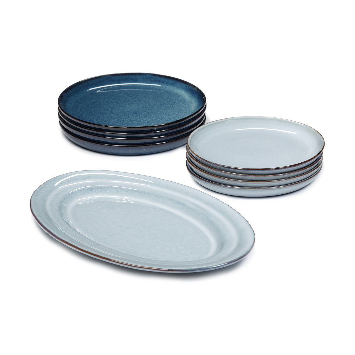 Serax Pure dinner set 9 osaa Blue