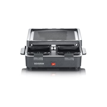 Severin RG 2370 raclette-grilli mini 4 pannua - Musta - Severin