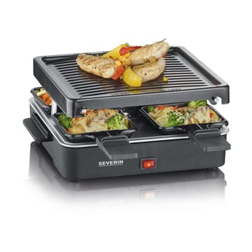 Severin RG 2370 raclette-grilli mini 4 pannua - Musta - Severin