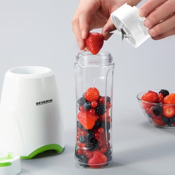 Severin SM 3735 Mix & Go -blender smoothie 600 ml - Valko-vihreä - Severin