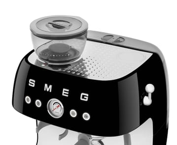 Smeg 50's Style espressokone kahvimyllyllä - Musta - Smeg