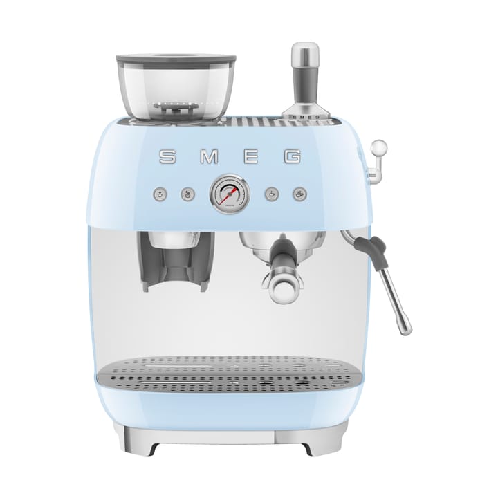 Smeg 50's Style espressokone kahvimyllyllä - Pastellinsininen - Smeg