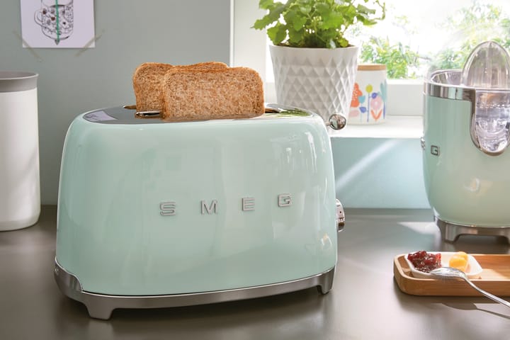 Smeg 50's Style leivänpaahdin 2 viipaletta, Pastellinvihreä Smeg