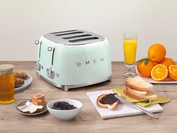 Smeg 50's Style leivänpaahdin 4x4 viipaletta - Pastellinvihreä - Smeg