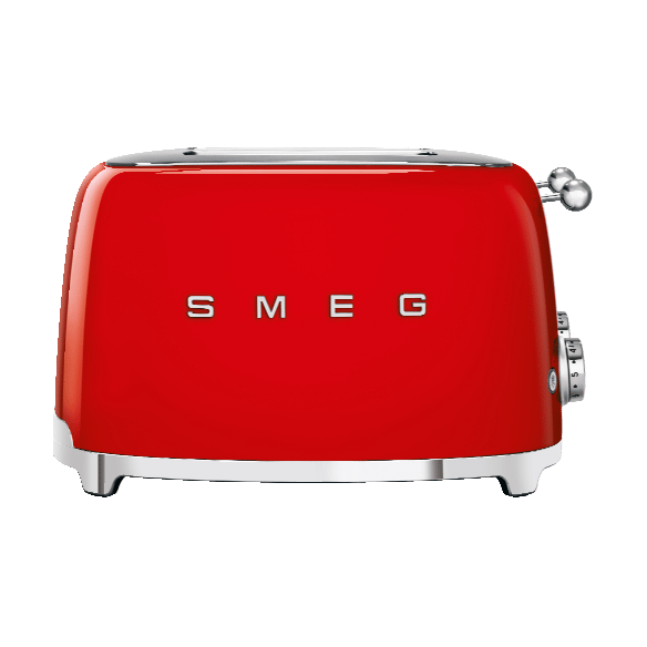 Smeg 50's Style leivänpaahdin 4x4 viipaletta - Punainen - Smeg