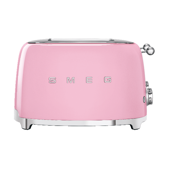 Smeg 50's Style leivänpaahdin 4x4 viipaletta - Rosa - Smeg