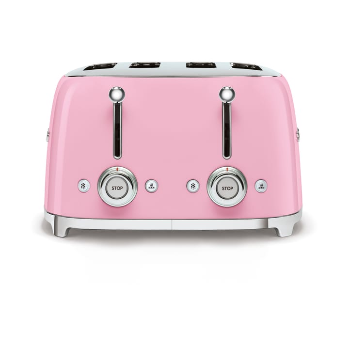 Smeg 50's Style leivänpaahdin 4x4 viipaletta, Rosa Smeg