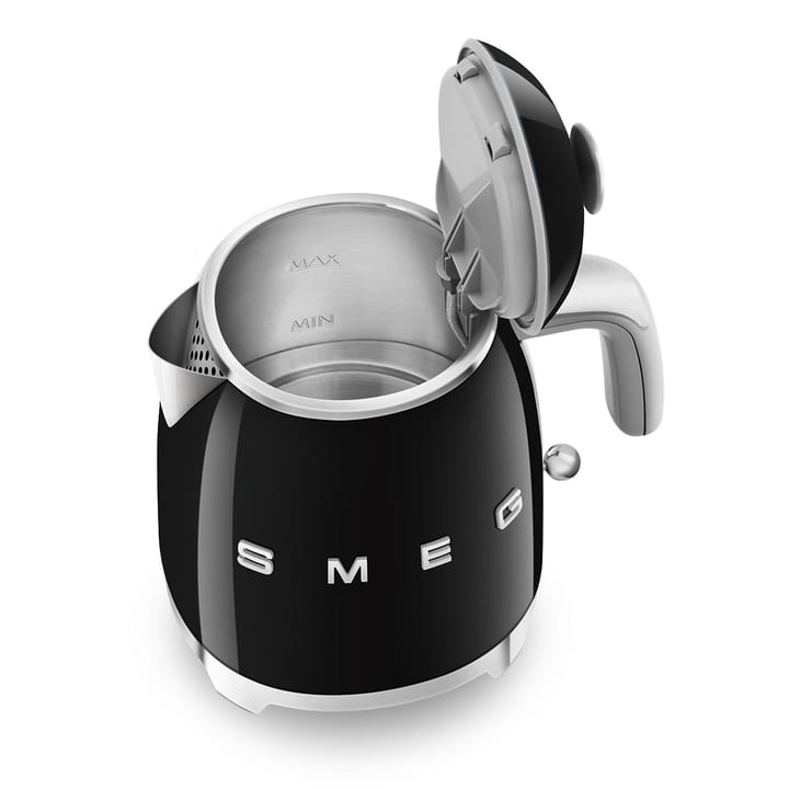 Smeg 50's Style vedenkeitin mini 0,8 L, Musta Smeg