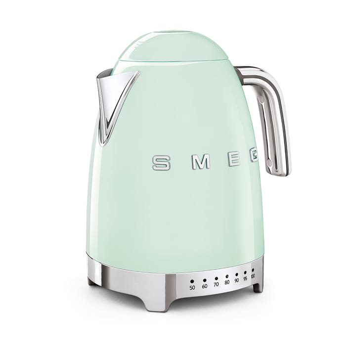 Smeg 50's Style vedenkeitin säädettävällä lämpötilalla 1,7 L, Pastellinvihreä Smeg