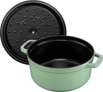 Staub pyöreä pata valurautaa, 3,8 l - Salvia - STAUB