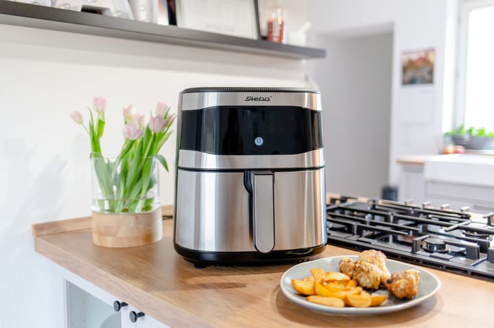 Steba HF8000 Family airfryer 8 L, Ruostumaton teräs Steba