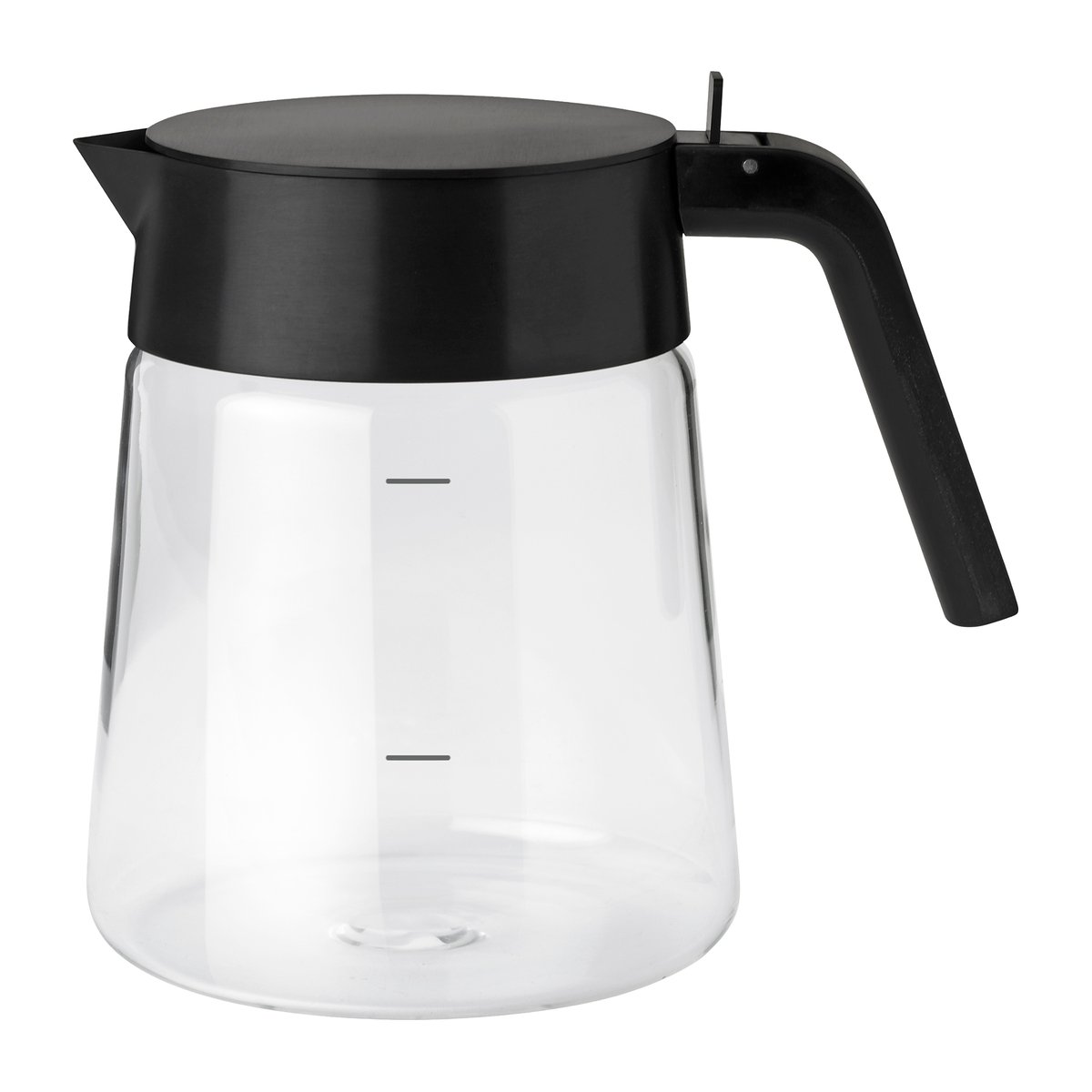 Stelton Nohr lasikannu 1,2 l Black metallic