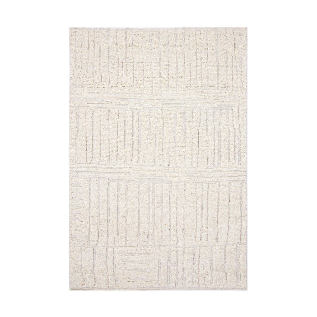 Tell Me More Sandnes villamatto White 200×300 cm