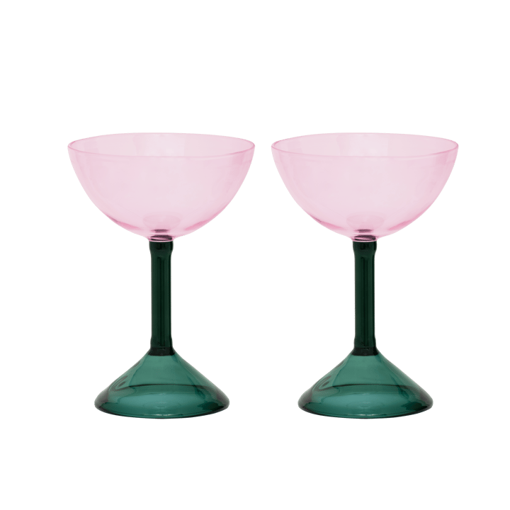 Urban Nature Culture lahjasetti coupe-lasit 2-pack, Pink URBAN NATURE CULTURE