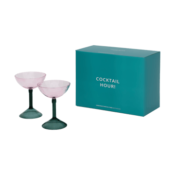 Urban Nature Culture lahjasetti coupe-lasit 2-pack - Pink - URBAN NATURE CULTURE