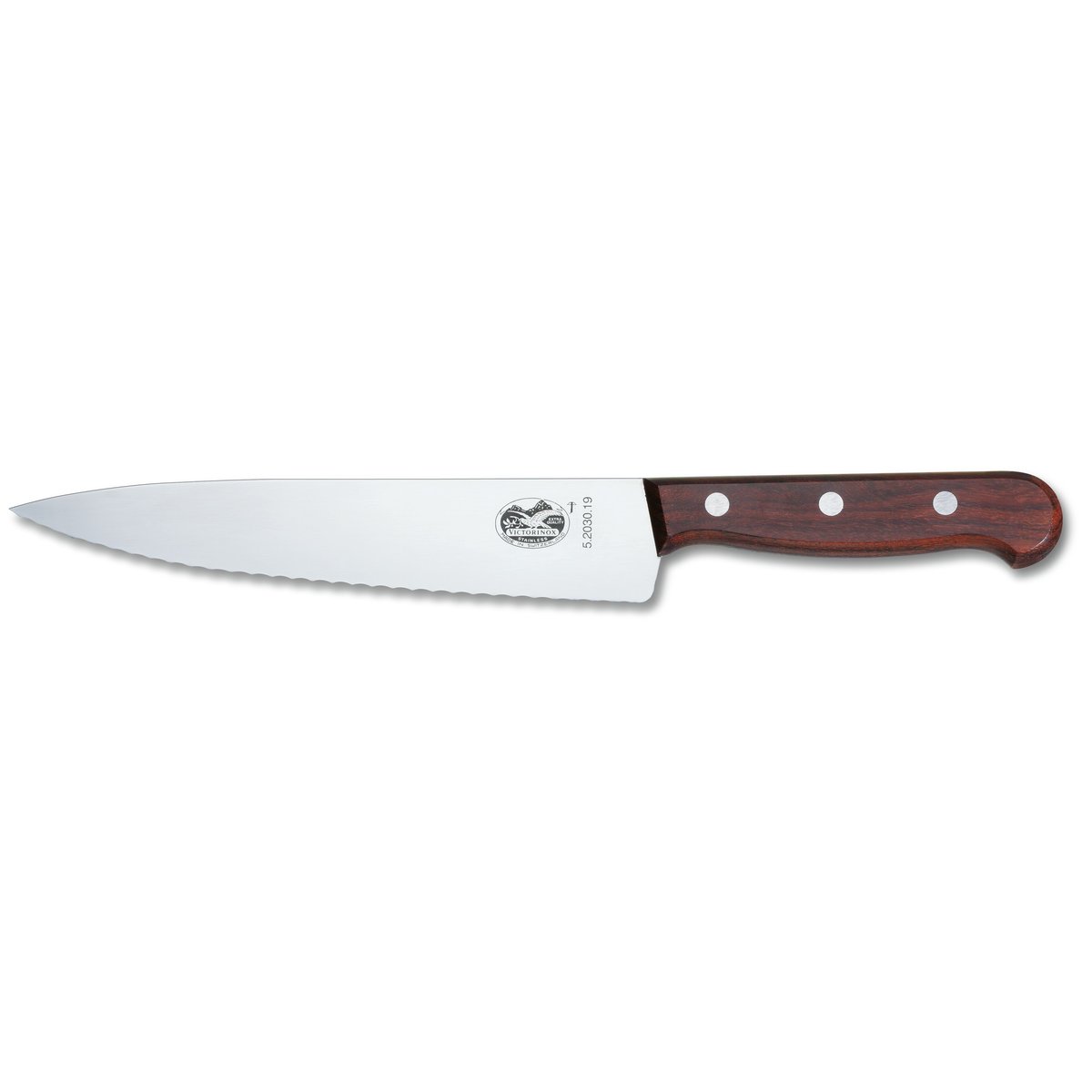 Victorinox Victorinox kokkiveitsi aaltoterällä 19 cm Mänty