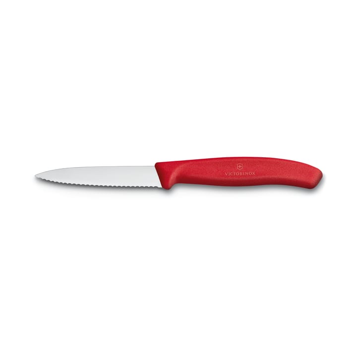 Victorinox vihannes- & kuorimaveitsi aaltoileva 8 cm - Punainen - Victorinox