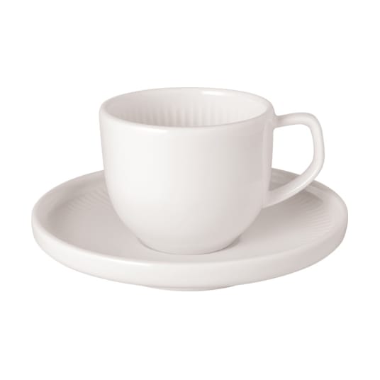 Afina espressokuppi 5 cl lautasella - White - Villeroy & Boch