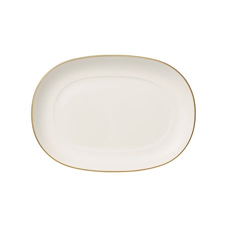 Villeroy & Boch Anmut Gold -tarjoiluvati 20 cm Valkoinen