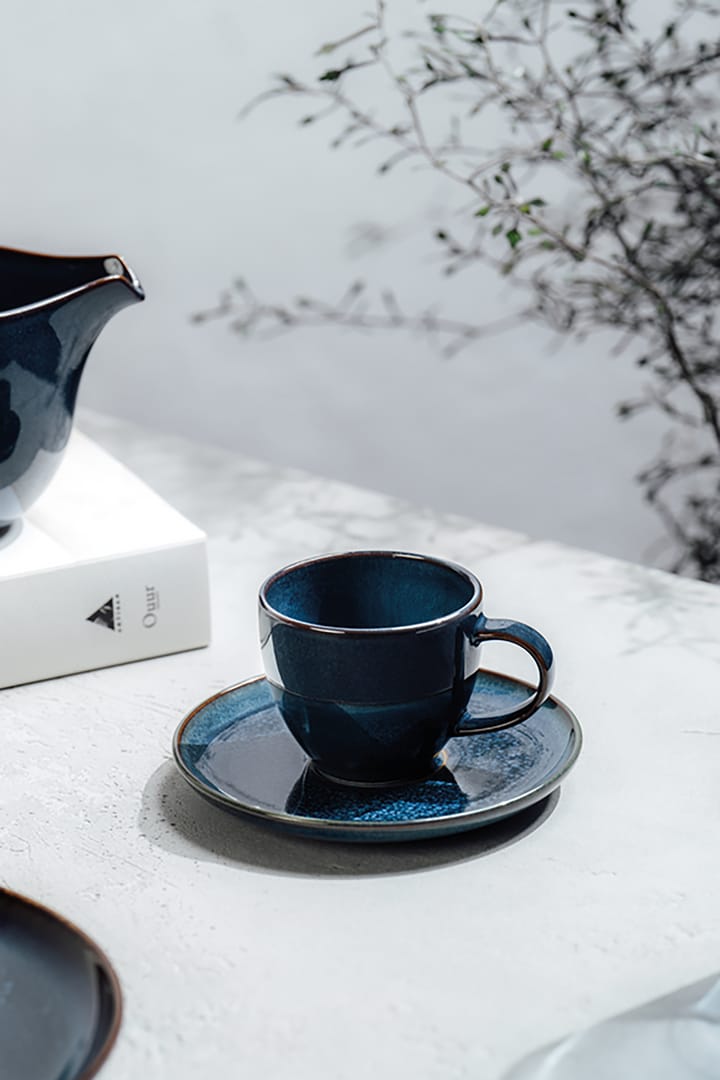 Crafted Denim -aluslautanen espressokupille Ø 12 cm, Blue Villeroy & Boch