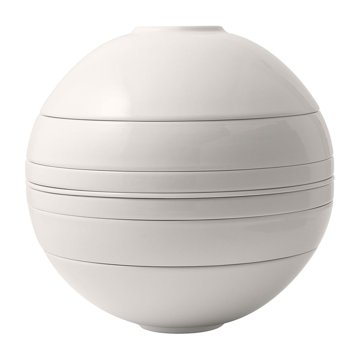 Villeroy & Boch Iconic La Boule astiasto 7 osaa Valkoinen