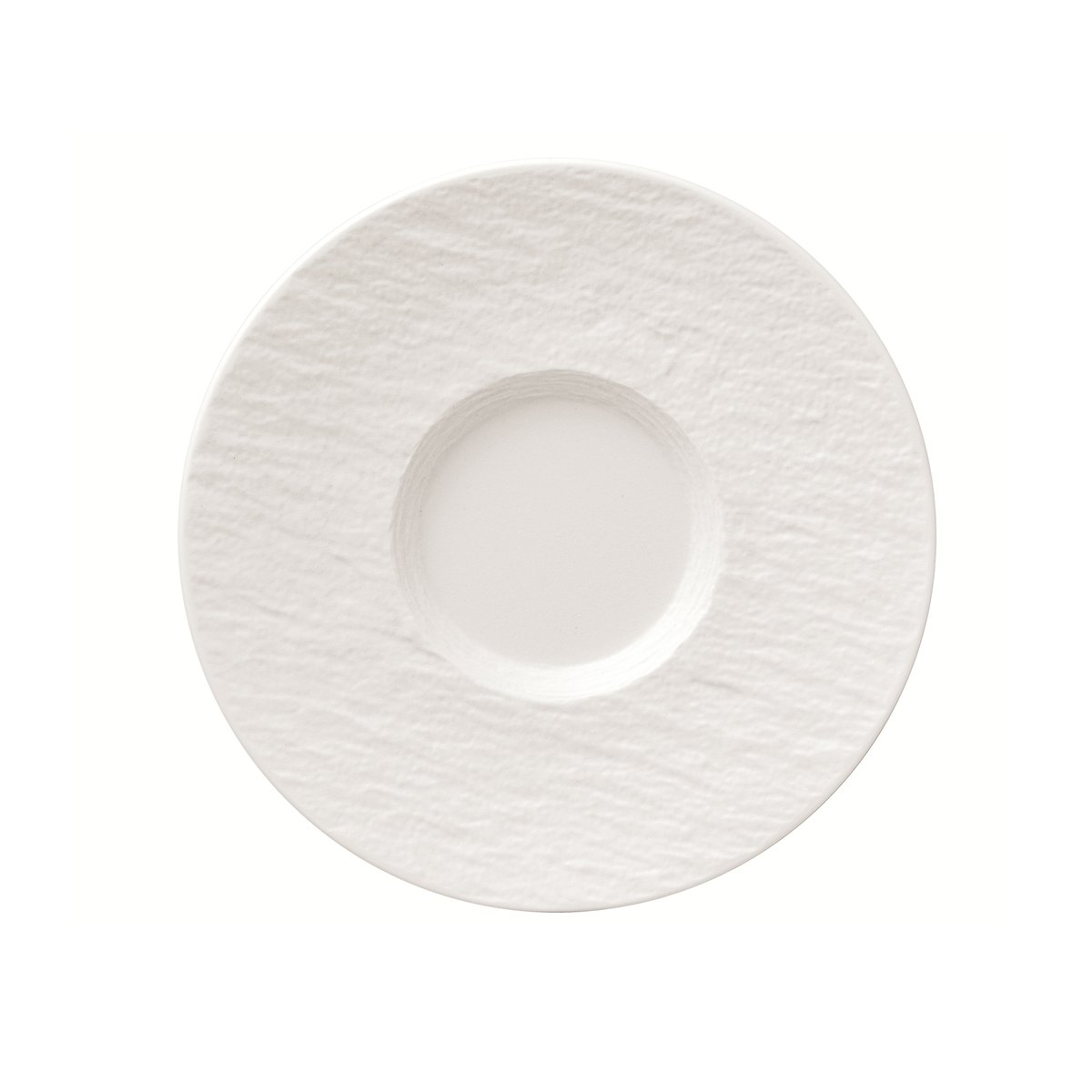 Villeroy & Boch Manufacture Rock kahvilautanen Ø15,5 cm Blanc