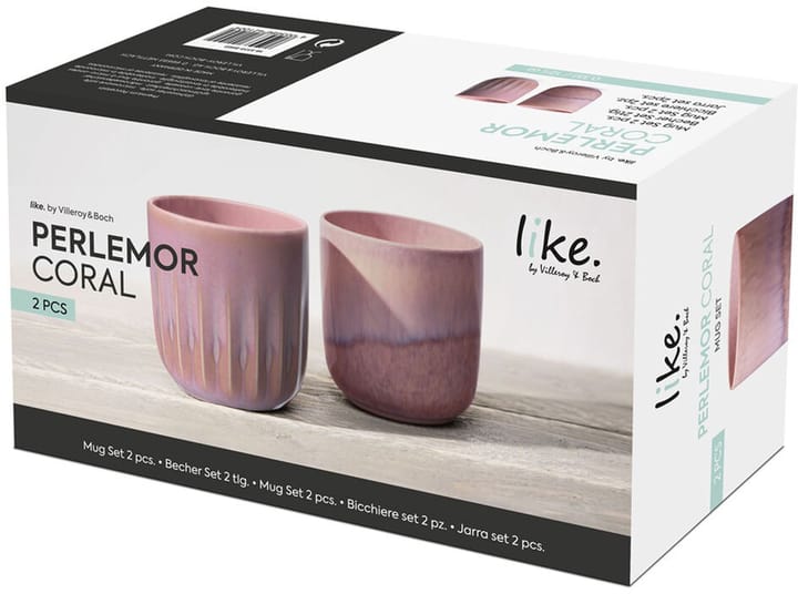 Perlemor muki 29 cl 2-pack, Coral Villeroy & Boch