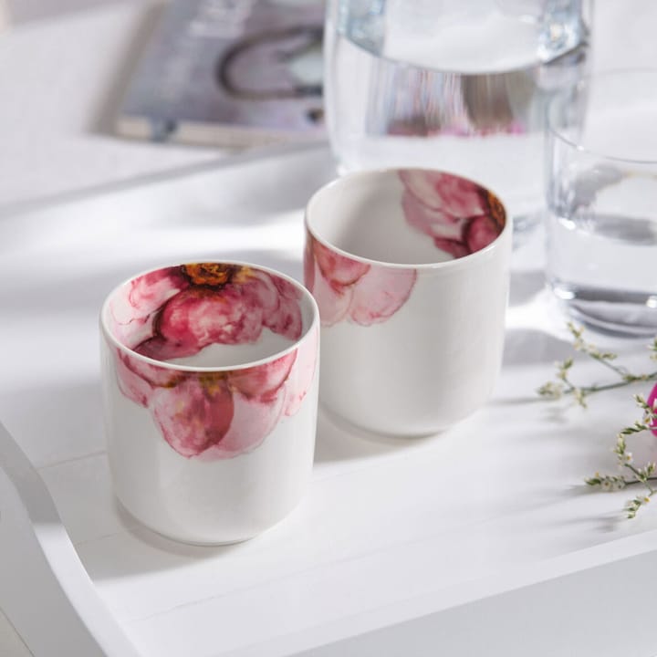 Rose Garden -kuppi 29 cl 2-pakkaus, Valkoinen Villeroy & Boch