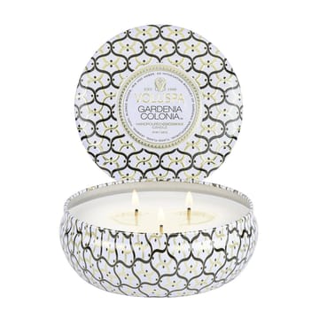 Maison Blanc 3-wick Tin tuoksukynttilä 40 tuntia - Gardenia Colonia - Voluspa