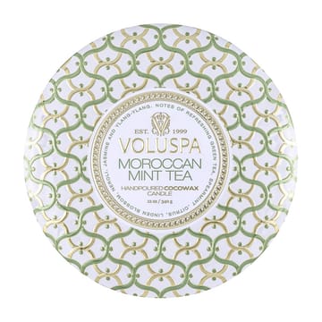 Maison Blanc 3-wick Tin tuoksukynttilä 40 tuntia - Moroccan Mintun Tea - Voluspa