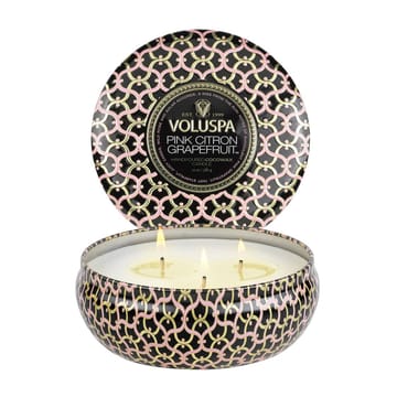 Maison Noir 3-wick Tin tuoksukynttilä 40 tuntia - Pink Citron Grapefruit - Voluspa