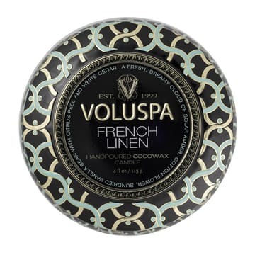 Maison Noir Mini Tin tuoksukynttilä 25 tuntia - French Linen - Voluspa