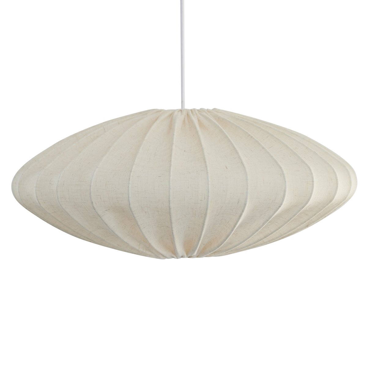 Watt & Veke Ellipse lampunvarjostin 65 cm pellava Natural