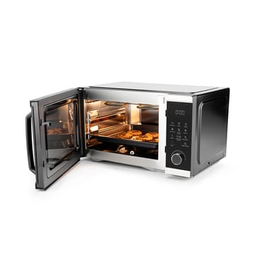 MAC-25S multioven 3-in-1 mikroaaltouuni - Musta-hopea - Wilfa